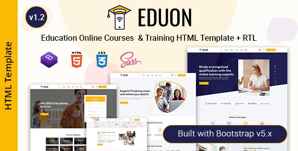 Eduon - Online Courses & Training HTML Template