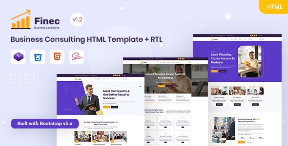 Finec - Business Consulting HTML Template