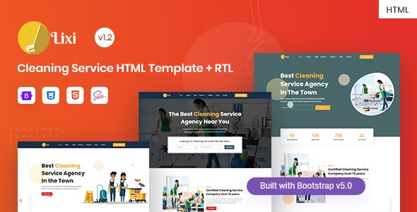 Lixi - Cleaning Services HTML Template