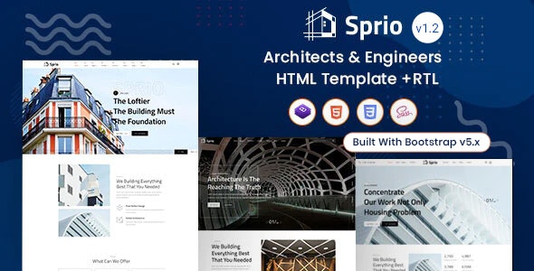Sprio - Architects & Engineers HTML Template